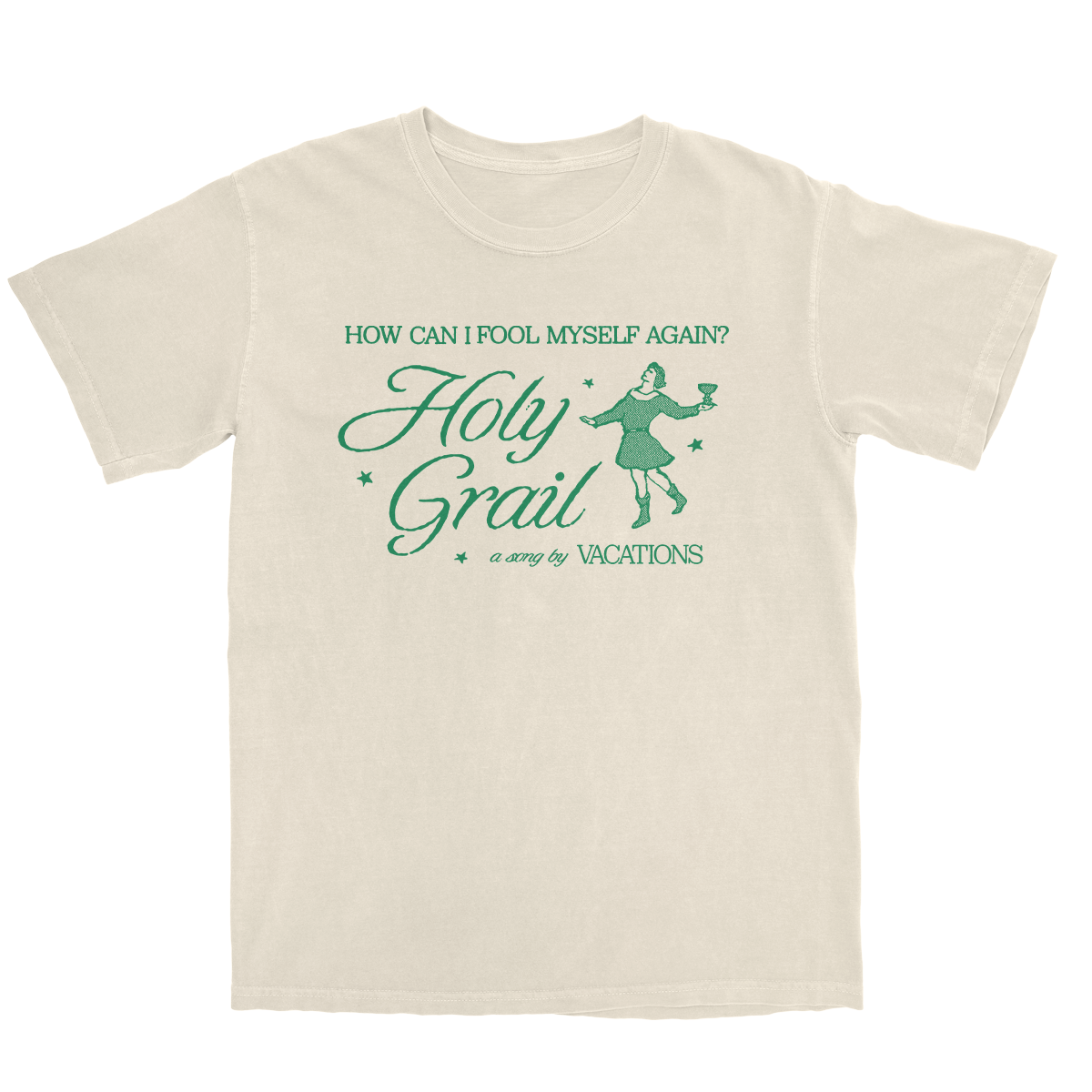Vacations How Can I Fool Myself Again? T-Shirt (Ivory)