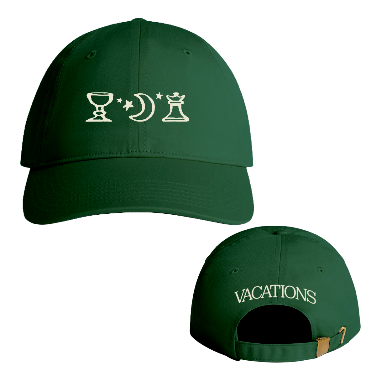 Vacations Holy Grail Symbols Dad Hat (Green)