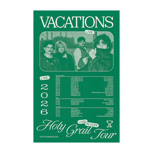 Vacations Holy Grail Tour Poster (Green)